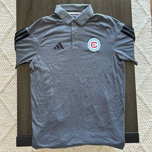 NWT Adidas Chicago Fire FC Polo - Size Small